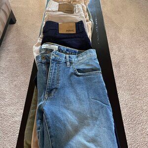 Peter Manning Jeans and Cords -5 pairs variety of colors